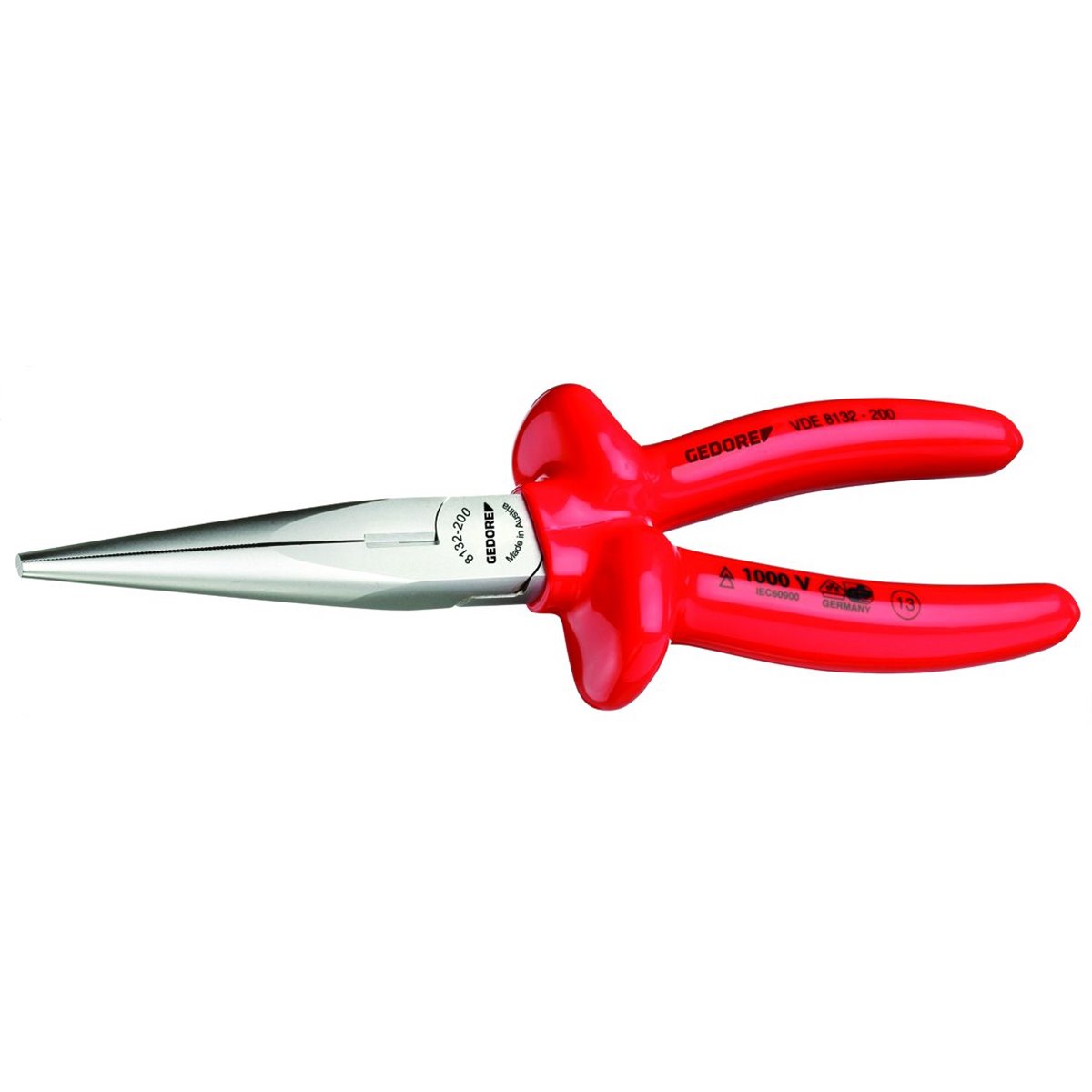 Gedore VDE 8132-160 VDE Telephone pliers with VDE dipped insulation