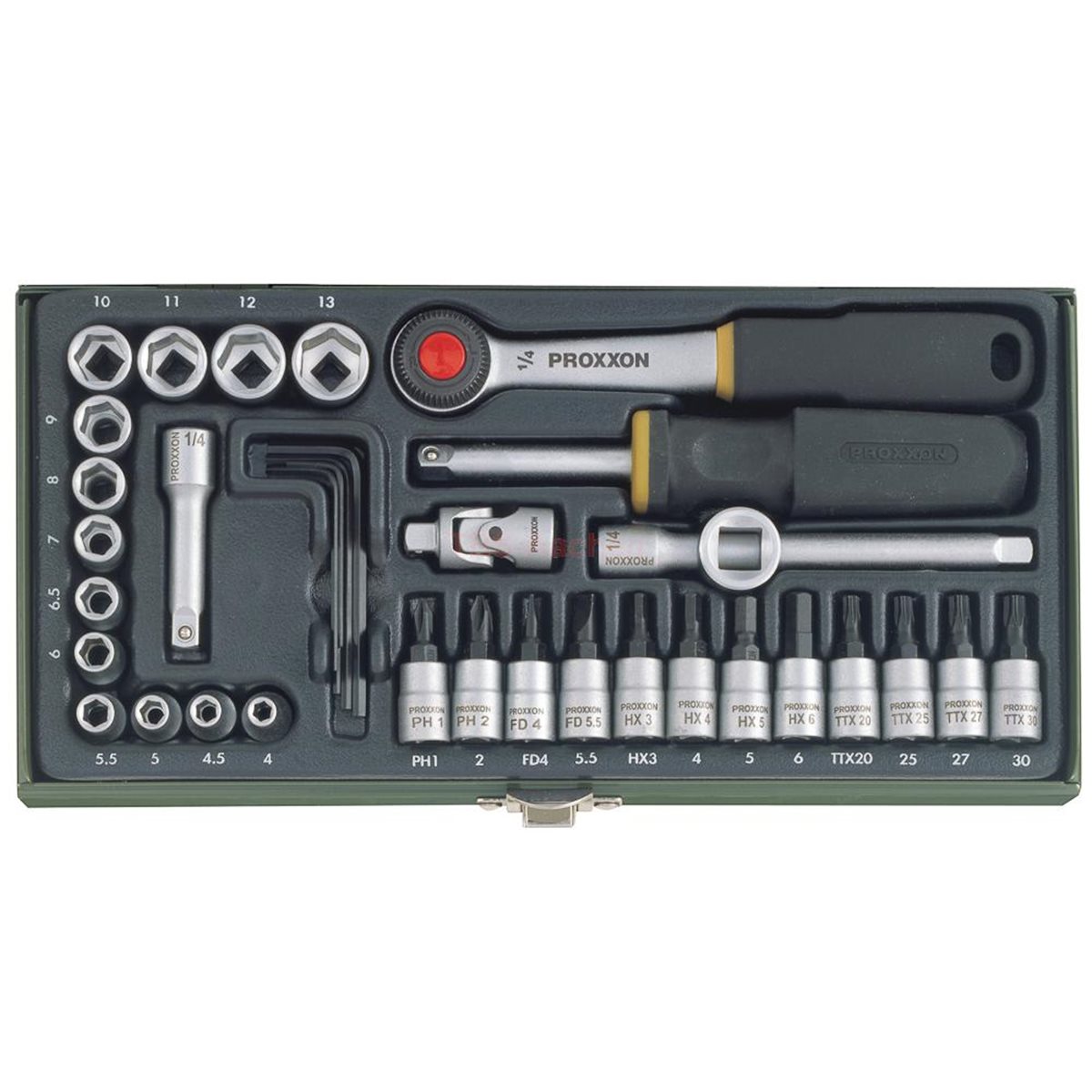 Proxxon 23080 Precision engineer's set (4 - 13 mm) 