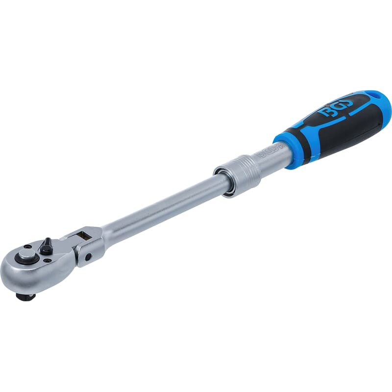 BGS 25126 Umschaltknarre ausziehbar 3/8" 260-365mm abwinkelbar