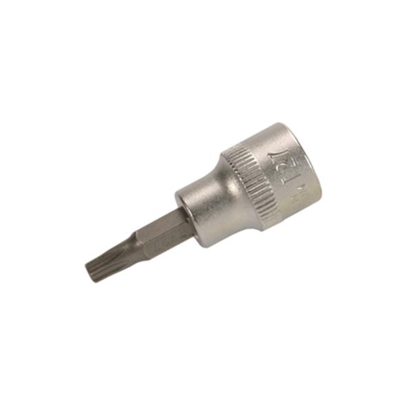 BGS 2572 Bit-Einsatz, Antrieb Innenvierkant 10 mm (3/8"), T-Profil (für Torx) mit Bohrung T25