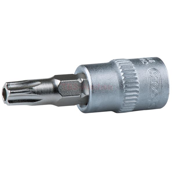KS-Tools 911.3962 3/8" Bit-Stecknuss TX m.Bohrun 