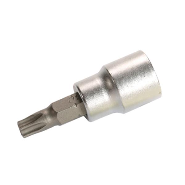 BGS 2575 Bit-Einsatz, Antrieb Innenvierkant 10 mm (3/8"), T-Profil (für Torx) mit Bohrung T40