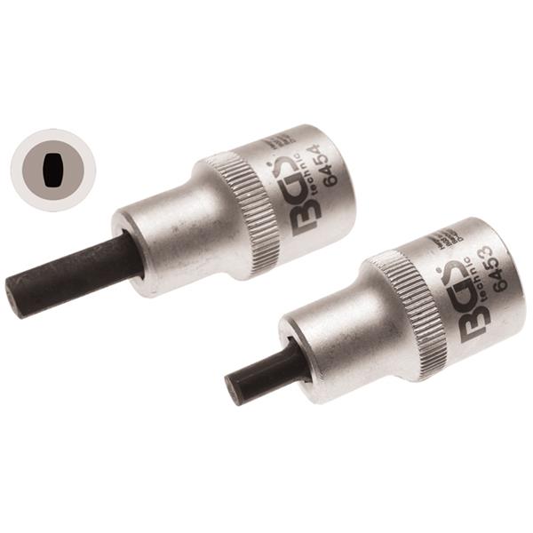BGS 6455 Spreiz-Einsatz-Satz für Federbeinklemmung , Antrieb Innenvierkant 12,5 mm (1/2"), 5 x 7 mm +