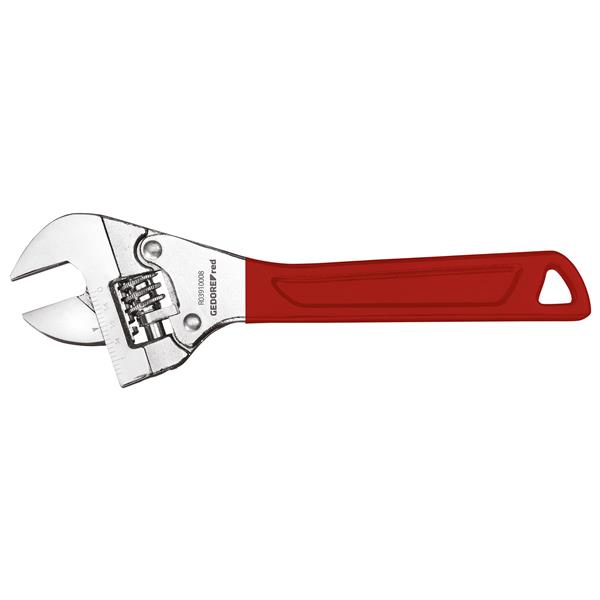 Gedore red R03910008 Rollgabelschüssel m. Rat. 8" SW 30mm L.205mm