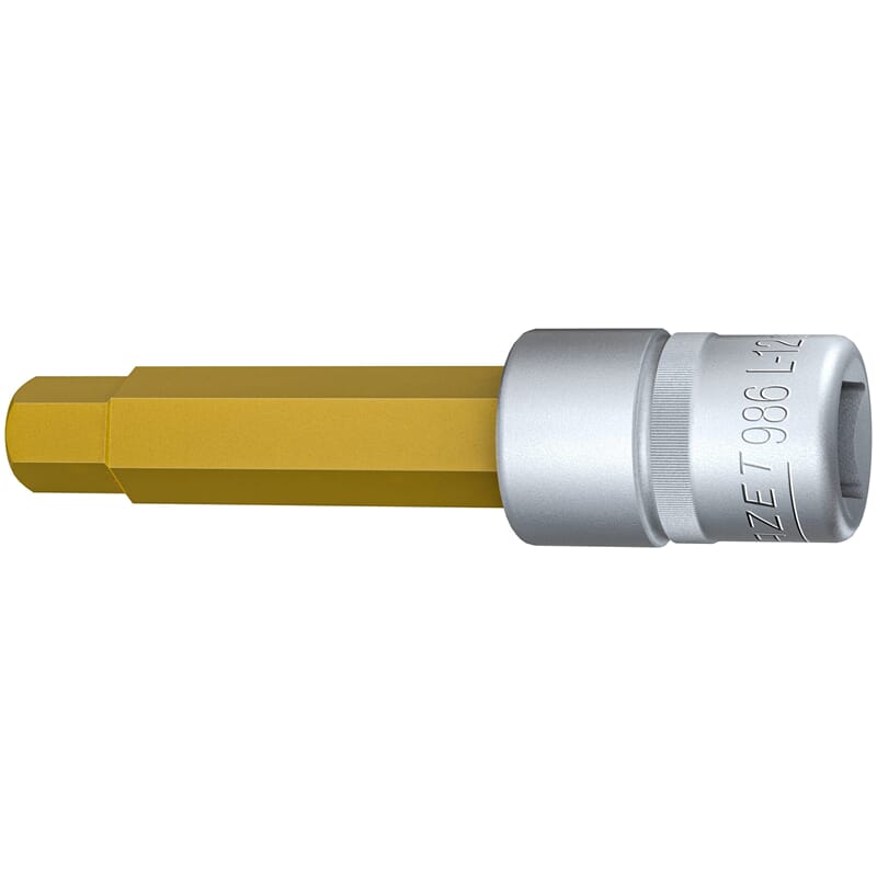 Hazet 986L-12 Schraubendreher-Einsatz,100Mm,Sw12, Tin
