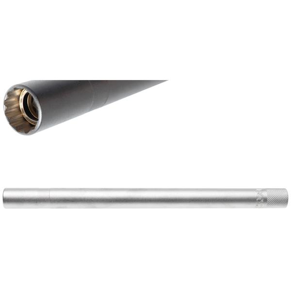 BGS 2447 Zündkerzen-Einsatz mit Magnet, Zwölfkant, extra lang, Antrieb Innenvierkant 10 mm (3/8"), SW