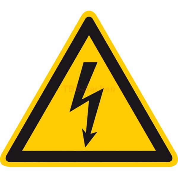 KS-Tools 917.3898 Warnschild-Hybrid - Blitz für Ar beiten, an Hybrid- und Elektrofahrzeugen