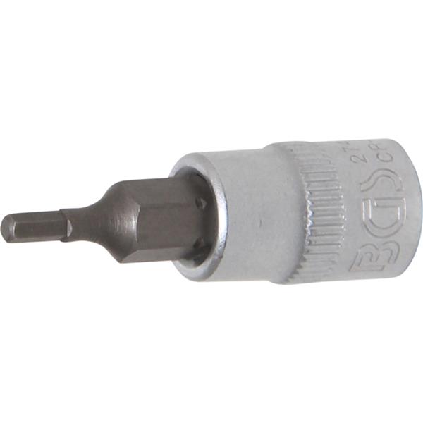BGS 2740 Bit-Einsatz, Antrieb Innenvierkant 6,3 mm (1/4"), Innensechskant 3/32