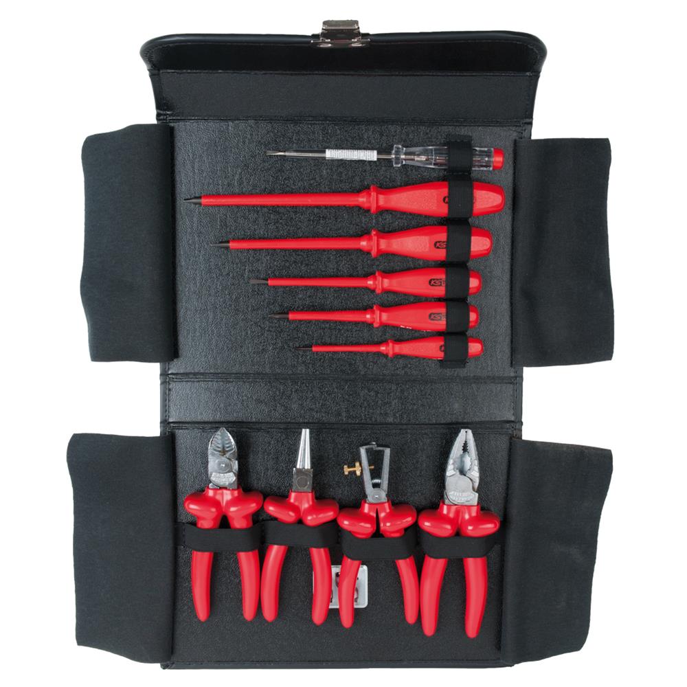 KS-Tools 117.1875 ERGOTORQUE VDE Zangen- und Schra ubendreher-Satz, 10-tlg.