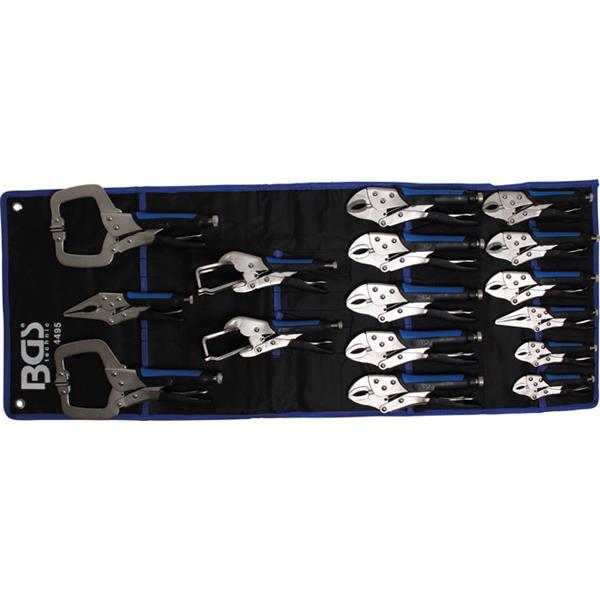 BGS 4495 Locking Grip Pliers Set, 16 pcs. 