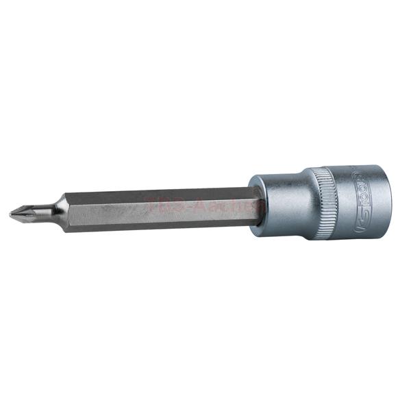 KS-Tools 917.1305 1/2" Bit-Stecknuss, lang, PZ4 