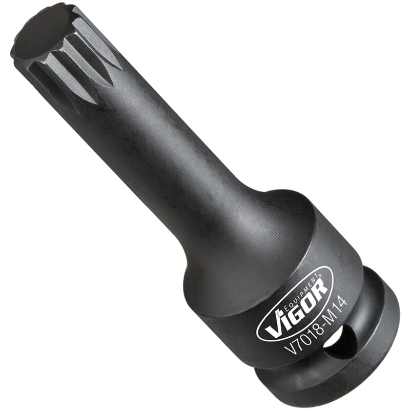 Vigor V7018-M14 1/2" Innenvielzahn-Schlagsch.Einsa tz M14