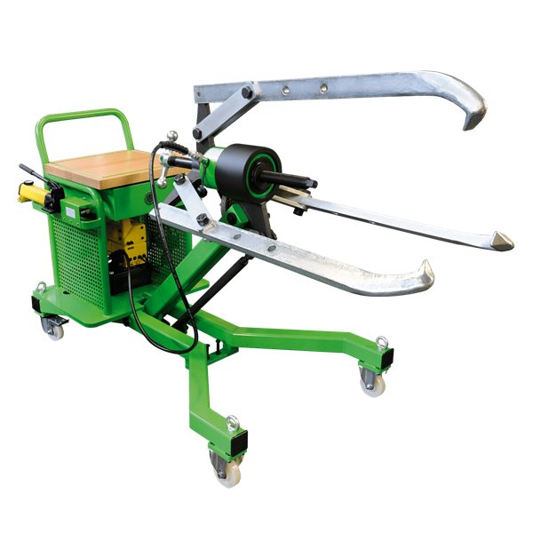 Kukko Goliath-556 Fahrbarer Abzieher 50 Tonnen Mon tiert M. 3-Arm Abzieher 1200 X 700 Mm