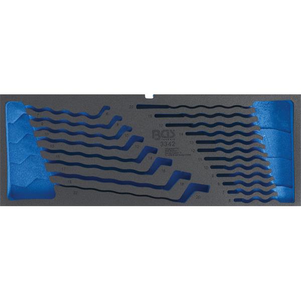 BGS 3342-1 Foam Tray for BGS 3312, empty: for Comb ination Spanner Set