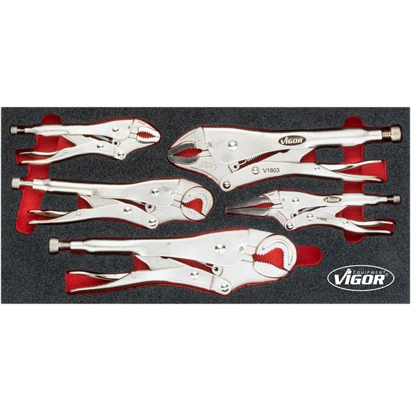 Vigor V5004 1/3+ Weichschaumeinlage, Grip Zangen