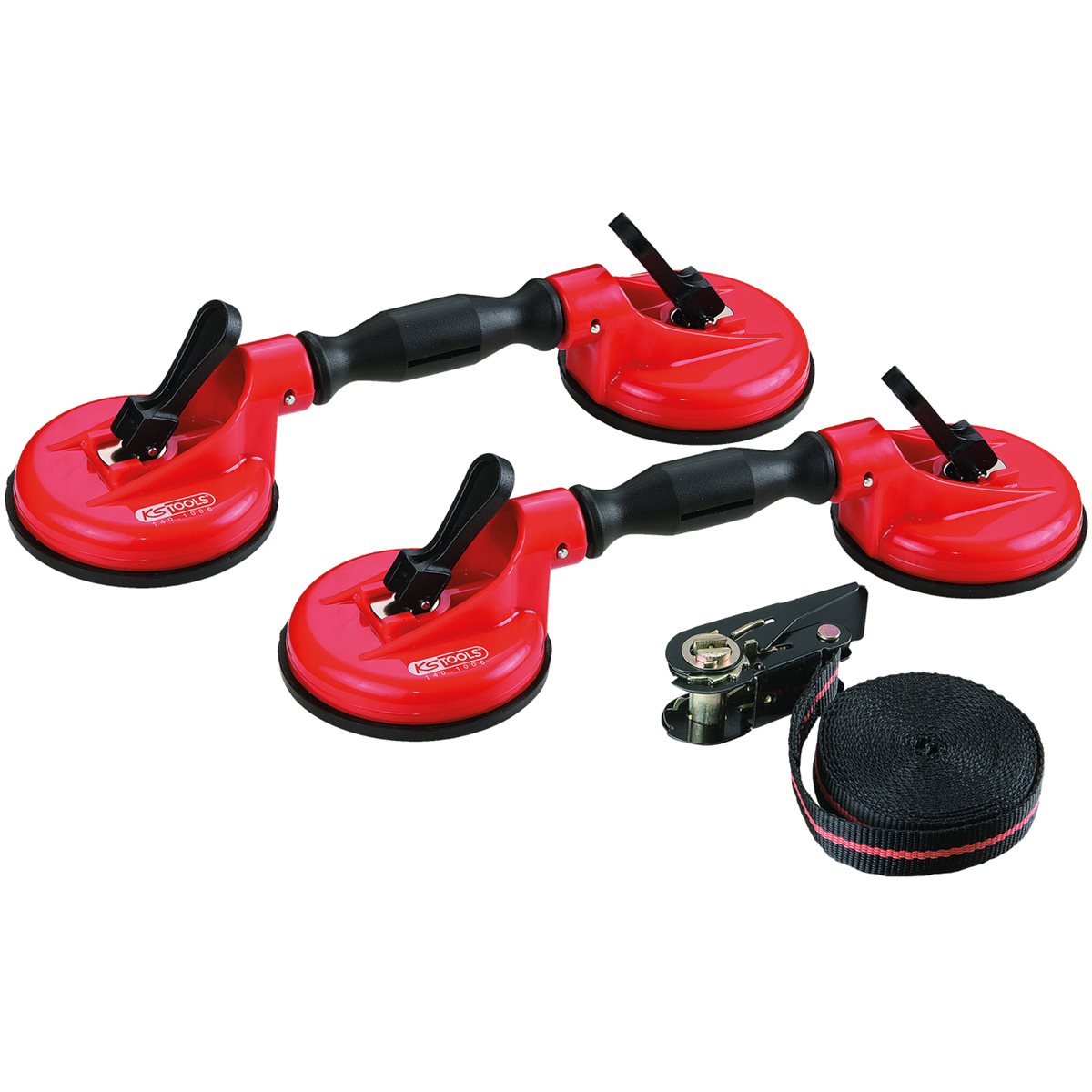 KS-Tools 140.1010 Doppelsaugheber-Satz,3-tlg. 