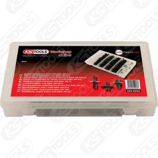 KS-Tools 420.0050 Clip Satz f. BMW, 290 Stk. 