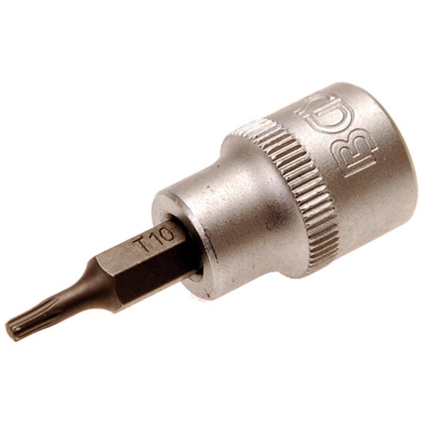 BGS 2760 Bit-Einsatz, Antrieb Innenvierkant 10 mm (3/8"), T-Profil (für Torx) T10