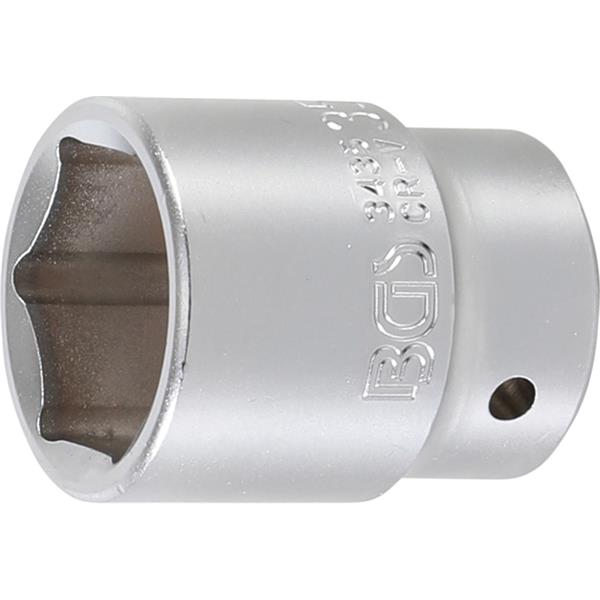 BGS 3435 Steckschlüssel-Einsatz Sechskant, Antrieb Innenvierkant 20 mm (3/4"), SW 35 mm