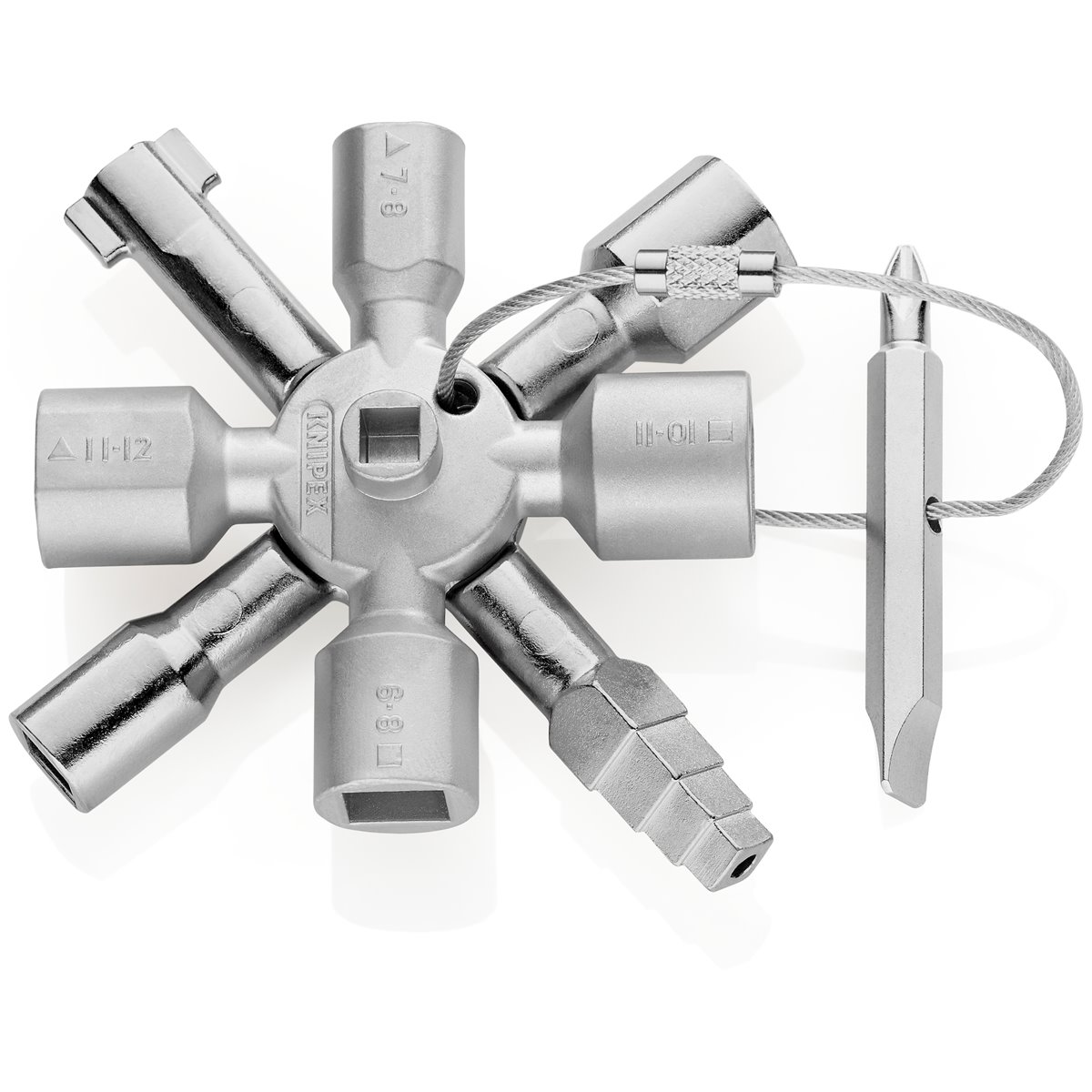 Knipex 00 11 01 TwinKey Schaltschrankschlüssel 