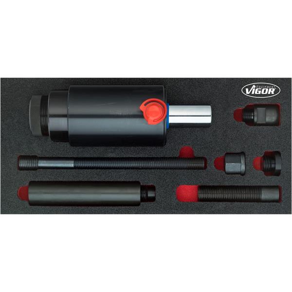 Vigor V5064 1/3+ Weichschaumeinlage 18t Hydraulikz ylinder