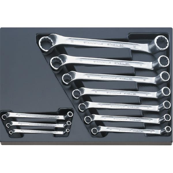 Stahlwille ES 20/10,6x7-30x32mm Double ended ring spanners set
