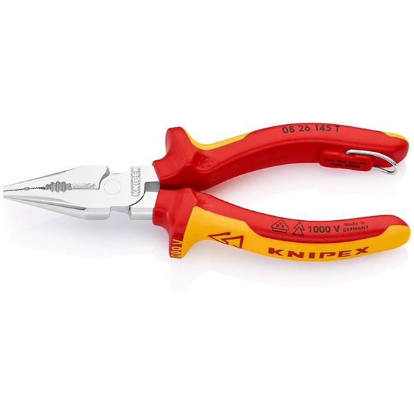 Knipex 08 26 145 T Spitzkombizange mit Befestigung söse