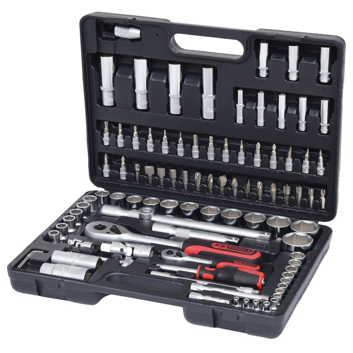 KS-Tools 911.0694 Steckschlüssel-Satz 1/4"+1/2" 