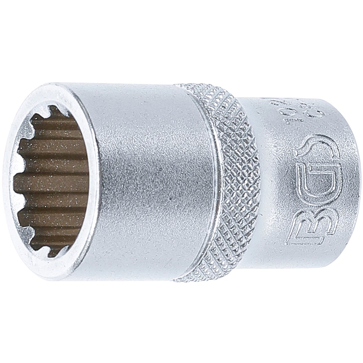 BGS 10215 Steckschlüssel-Einsatz Gear Lock, Antrie b Innenvierkant 12,5 mm (1/2"), SW 15 mm