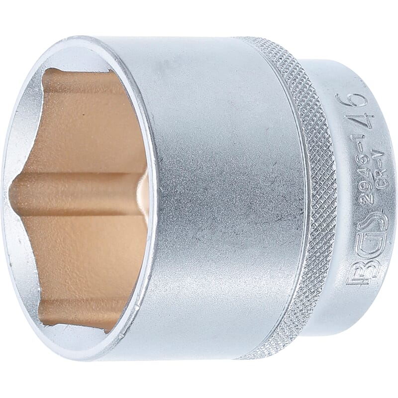 BGS 2946-1 Steckschlüssel-Einsatz Sechskant, Antri eb Innenvierkant 12,5 mm (1/2"), SW 46 mm