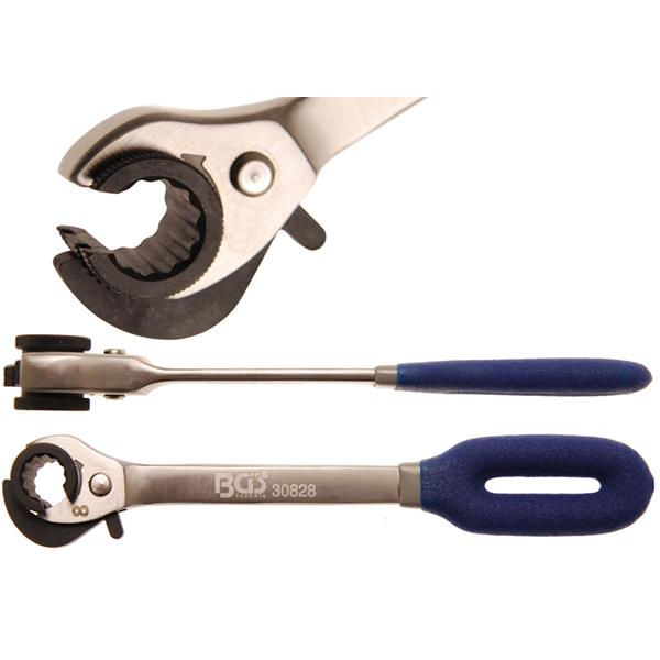 BGS 30828 Ratschen-Ringschlüssel, offen, SW 8 mm 