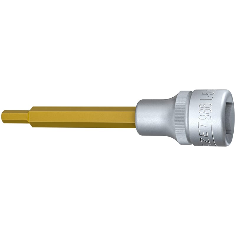 Hazet 986L-5 Schraubendreher-Einsatz,100Mm,Sw5,Tin 