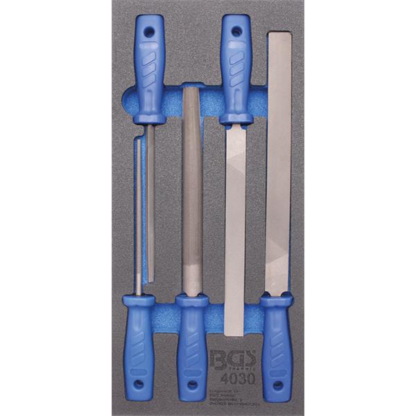 BGS 4030 Tool Tray 1/3: File Set, 5 pcs. 