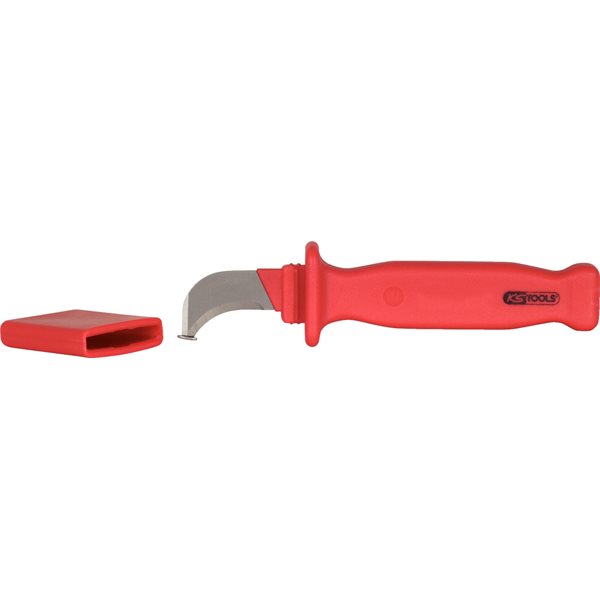 KS-Tools 117.1296 Isoliertes Kabelmesser m.Hakenkl 