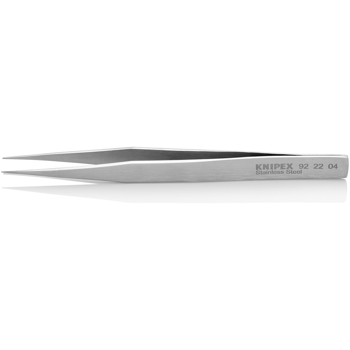 Knipex 92 22 04 Präzisionspinzette, spitz, gerade 