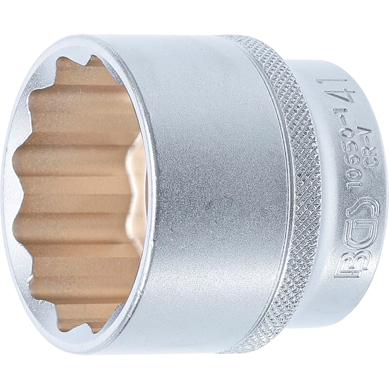 BGS 10650-1 Steckschlüssel-Einsatz Zwölfkant, Antr ieb Innenvierkant 12,5 mm (1/2"), SW 41 mm
