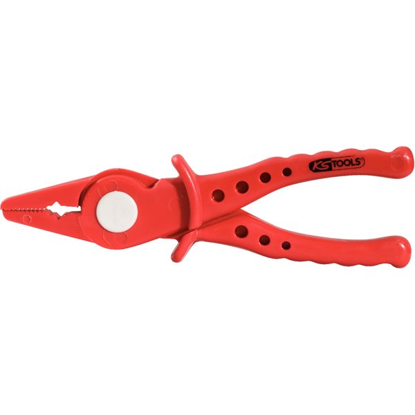 KS-Tools 117.1642 Isolierte Kunststoff-Flachzange, 