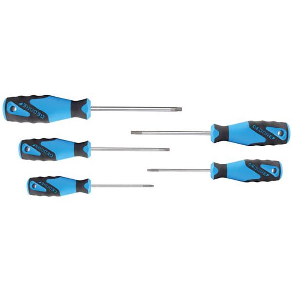 Gedore 2163 TXB-05 3C-Screwdriver set 5 pcs TORX T 10-T30
