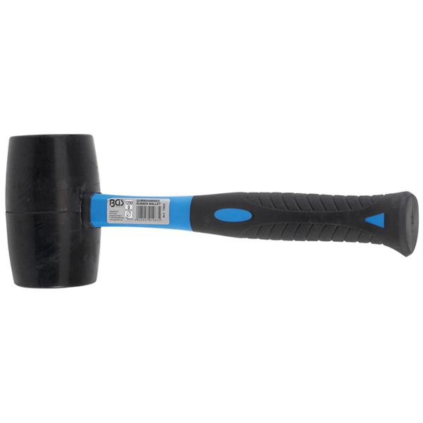 BGS 1963 Gummi-Ausbeulhammer mit Fiberglasstiel, 1 200 g