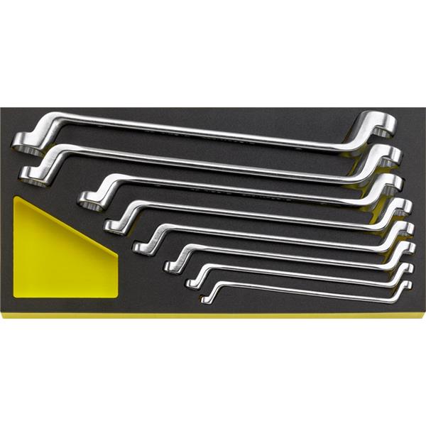 Stahlwille TCS 20/8,6X7-19X22MM MF Double ended ri ng spanners set