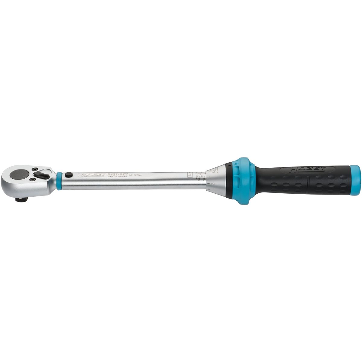 Hazet 5121-3CT Drehmomentschlüssel 1/2" 20-120 Nm 