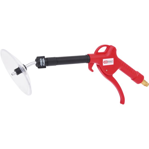 KS-Tools 515.1906 Teleskop-Druckluft-Ausblaspistol e 90-190mm mit Schutzschild