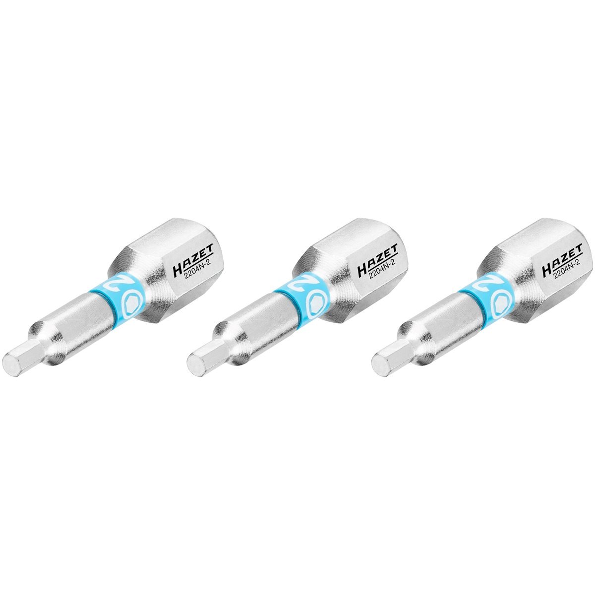 Hazet 2204N-2/3 Bit set inside hex profile 2 mm 