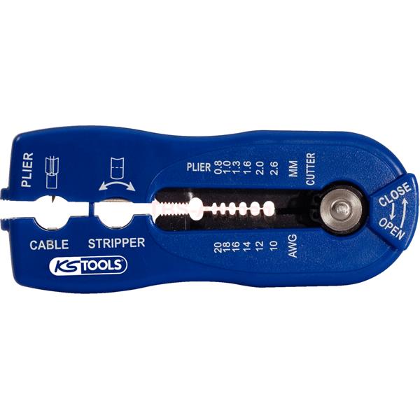 KS-Tools 115.1252 Multifunktions-Abisolierwerkzeug 