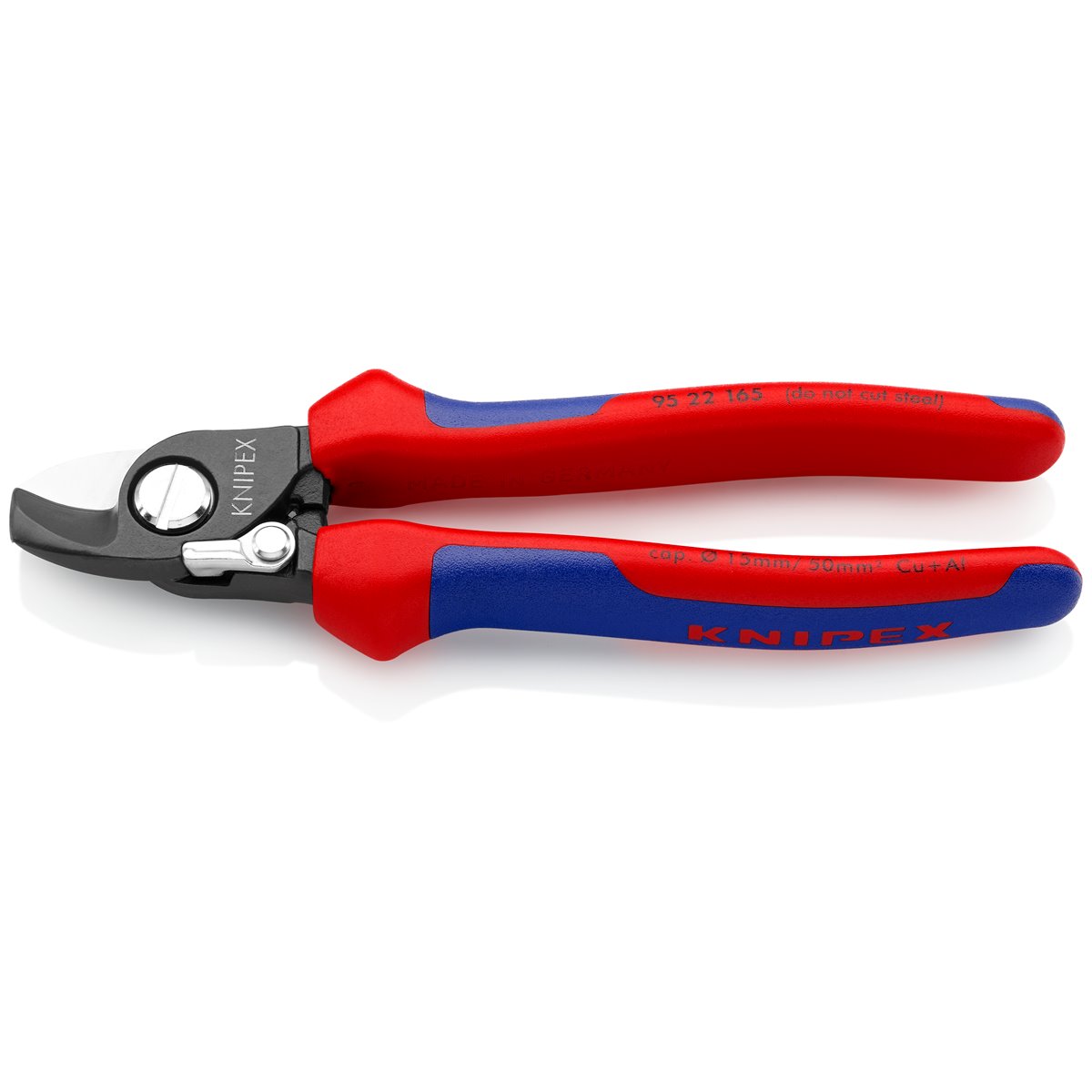 Knipex 95 22 165 Kabelschere mit Öffnungsfeder 