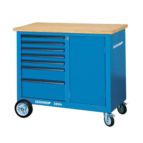 Gedore 1504 0511 Rollwerkbank mit 7 Schubladen 