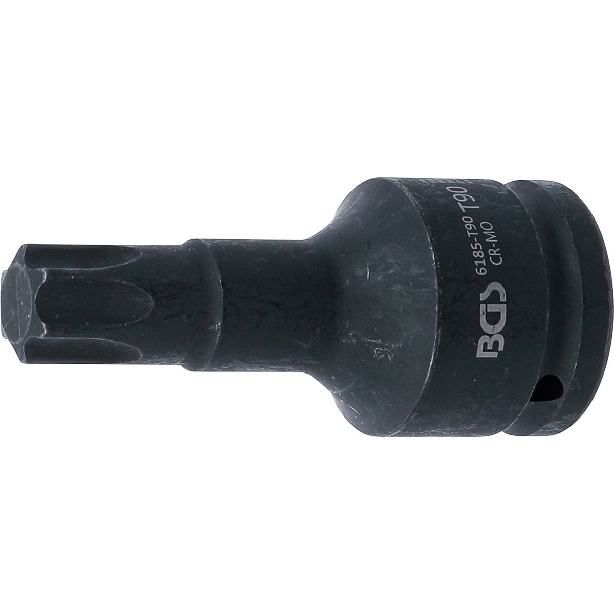 BGS 6185-T90 Kraft-Bit-Einsatz, Länge 100 mm, Antr ieb Innenvierkant 20 mm (3/4"), T-Profil (für Torx