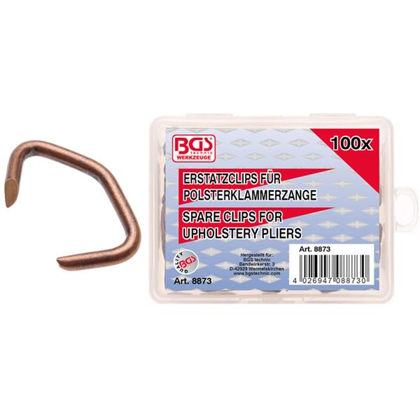 BGS 8873 Polsterklammern, 100-tlg. 