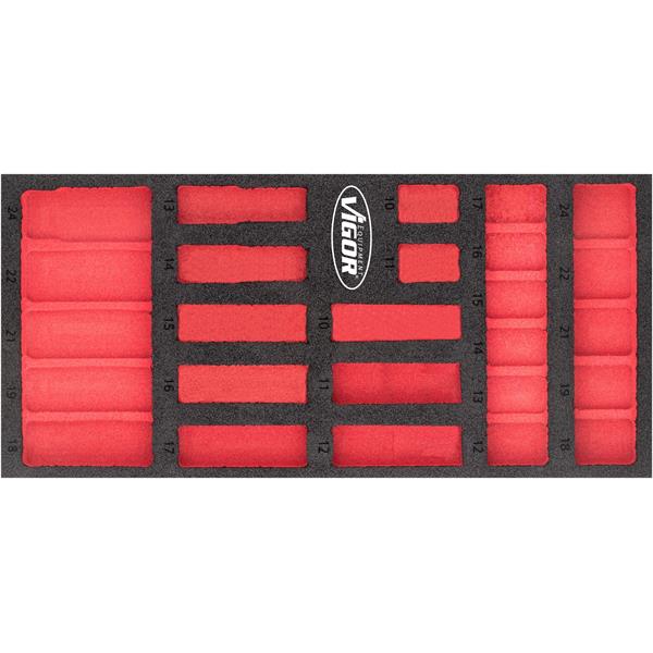Vigor V5602-L Weichschaumeinlage 1/3+ Leer