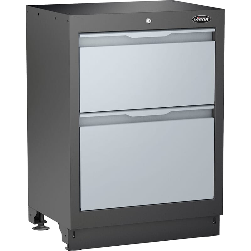 Vigor V6000-029 Schubladen-Unterschrank 2 Schubl. 676 mm